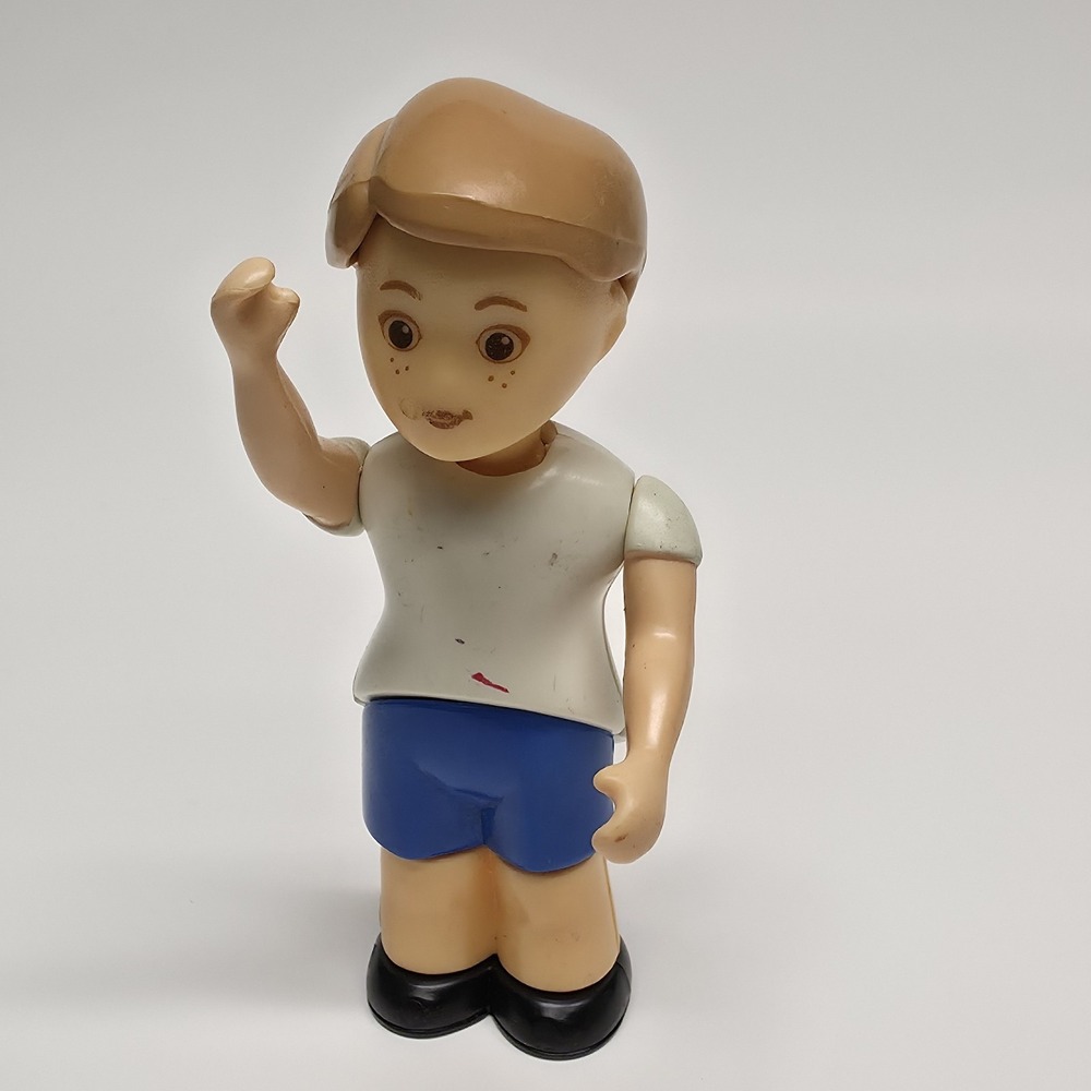 Little Tikes Dollhouse Boy Brother Son Doll White Shirt Blue Shorts Figure